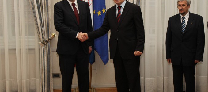 Михаил Миков и Йосип Леко, 17 фев. 2014 г.