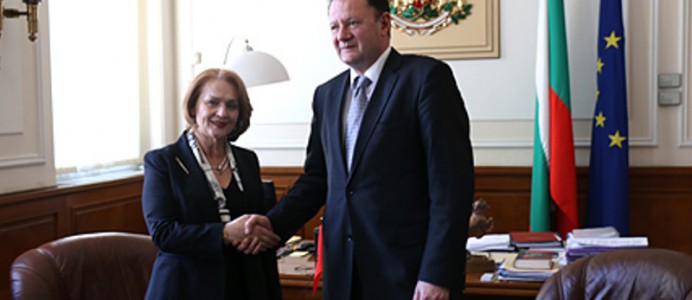 Среща с председателя на парламента на Албания Арта Даде - 12 март 2014 г.