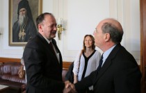 Среща на Михаил Миков с вицепредизента на Европейския съюз за радио и телевизия Клаудио Капон - 26 март 2014 г.