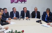 Председателят на БСП Михаил Миков посети Шумен в рамките на кампанията за Избори 2014 г.- 25 септември 2014 г.