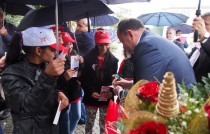 Председателят на БСП и водачът на листата на Коалиция БСП ЛЯВА БЪЛГАРИЯ Атанас Мерджанов посетиха Ямбол и Елхово - 26 септември 2014 г.