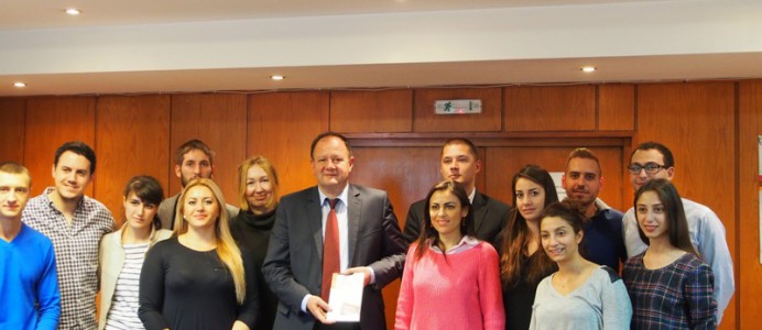 Среща с представители на Международния съюз на социалистическата младеж от Румъния, Молдова и Грузия - 24 октомври 2014 г.