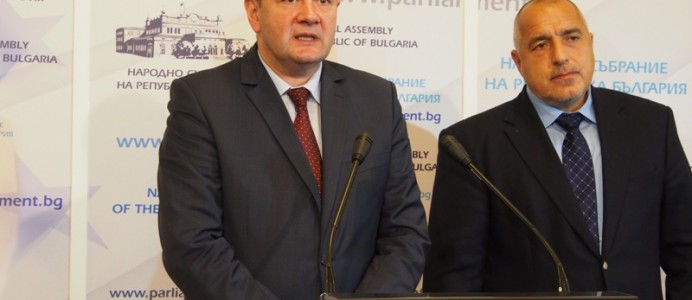 Михаил Миков и Бойко Борисов - 26 октомври 2014 г.