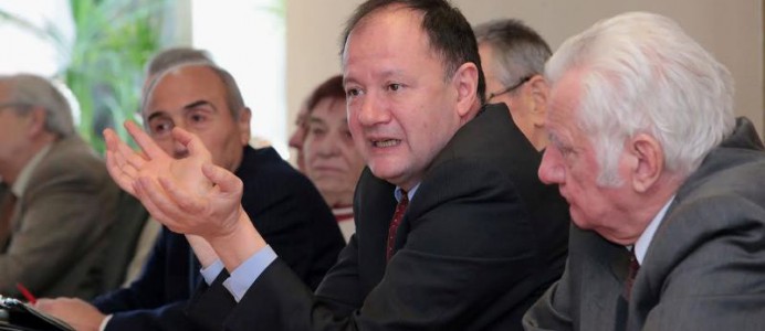 Михаил Миков на среща с представители на клуб „Единство“ - 22 декември 2014 г.