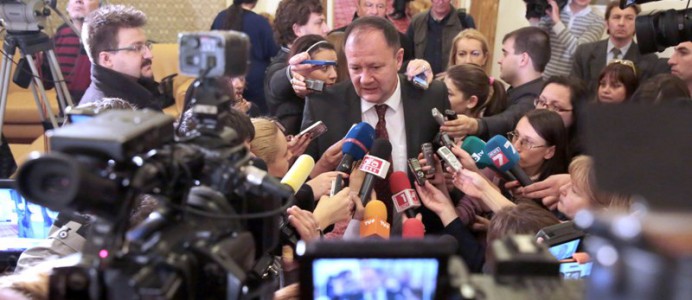 Михаил Миков пред журналисти в парламента - 26 февруари 2015 г.