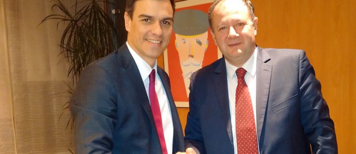Среща с Педро Санчес, лидер на ИСРП, 21 февруари 2015 г.