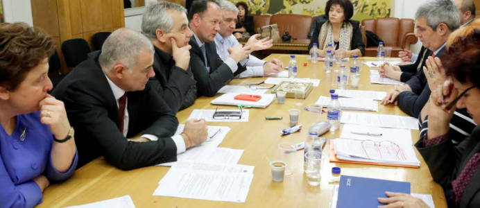 Михаил Миков на среща с КНСБ - 20 ноември 2015 г.