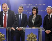 Михаил Миков след консултации при президента Плевнелиев - 8 март 2016 г.