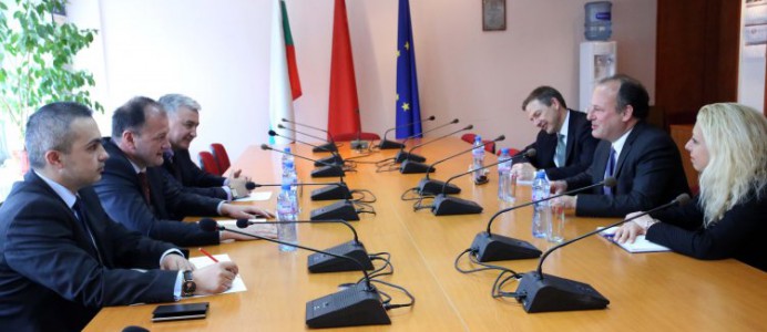 Михаил Миков на среща с посланика на САЩ Ерик Рубин - 13 април 2016 г.